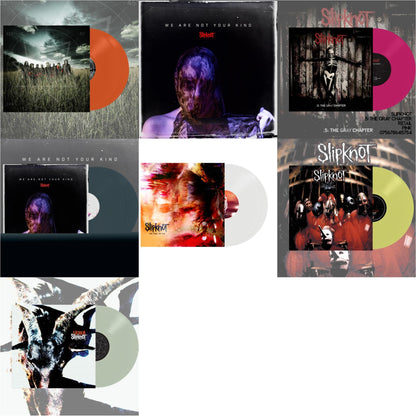 This is a 7 LP Vinyl SKU bundle.
1.This LP Vinyl is brand new.Format: LP VinylMusic Style: Heavy MetalThis item's title is: All Hope Is Gone (Orange Vinyl/2LP)Artist: SlipknotLabel: ROADRUNNER RECORDSBarcode: 075678645747Release Date: 8/26/2022
2.This LP Vinyl is brand new.