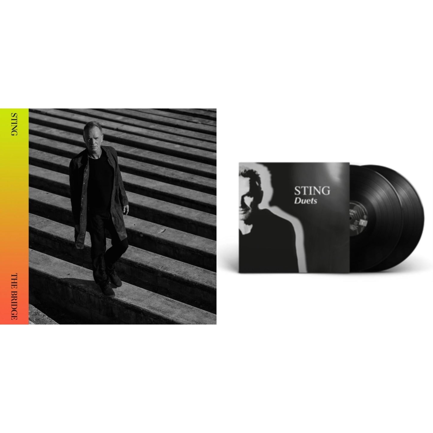 This is a 2 LP Vinyl SKU bundle.
1.This LP Vinyl is brand new.Format: LP VinylMusic Style: Pop RockThis item's title is: BridgeArtist: StingLabel: A&MBarcode: 602438586509Release Date: 11/19/2021
2.This LP Vinyl is brand new.