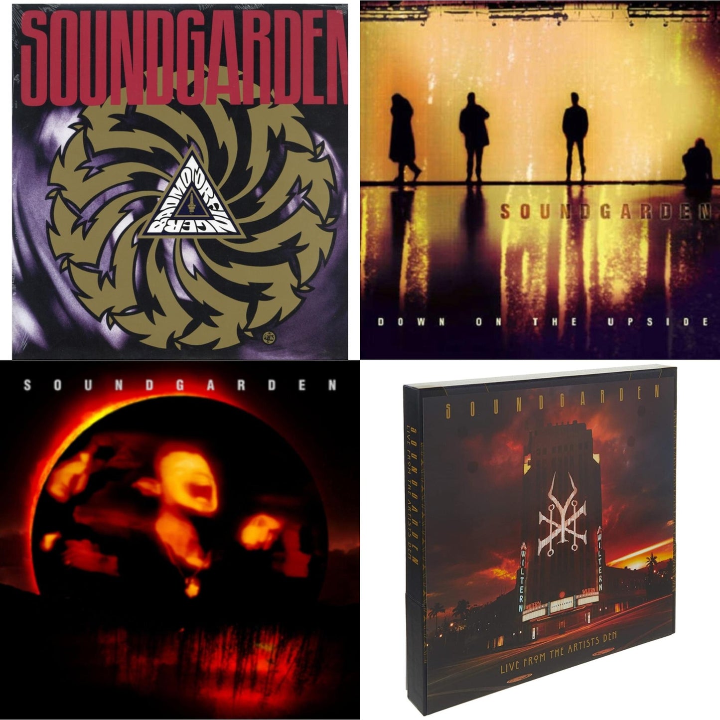 Superunknown & Down On The Upside (2LP) & Badmotorfinger & Live At The Artists Den (4LP/2CD/Blu-Ray Super Deluxe Edition)