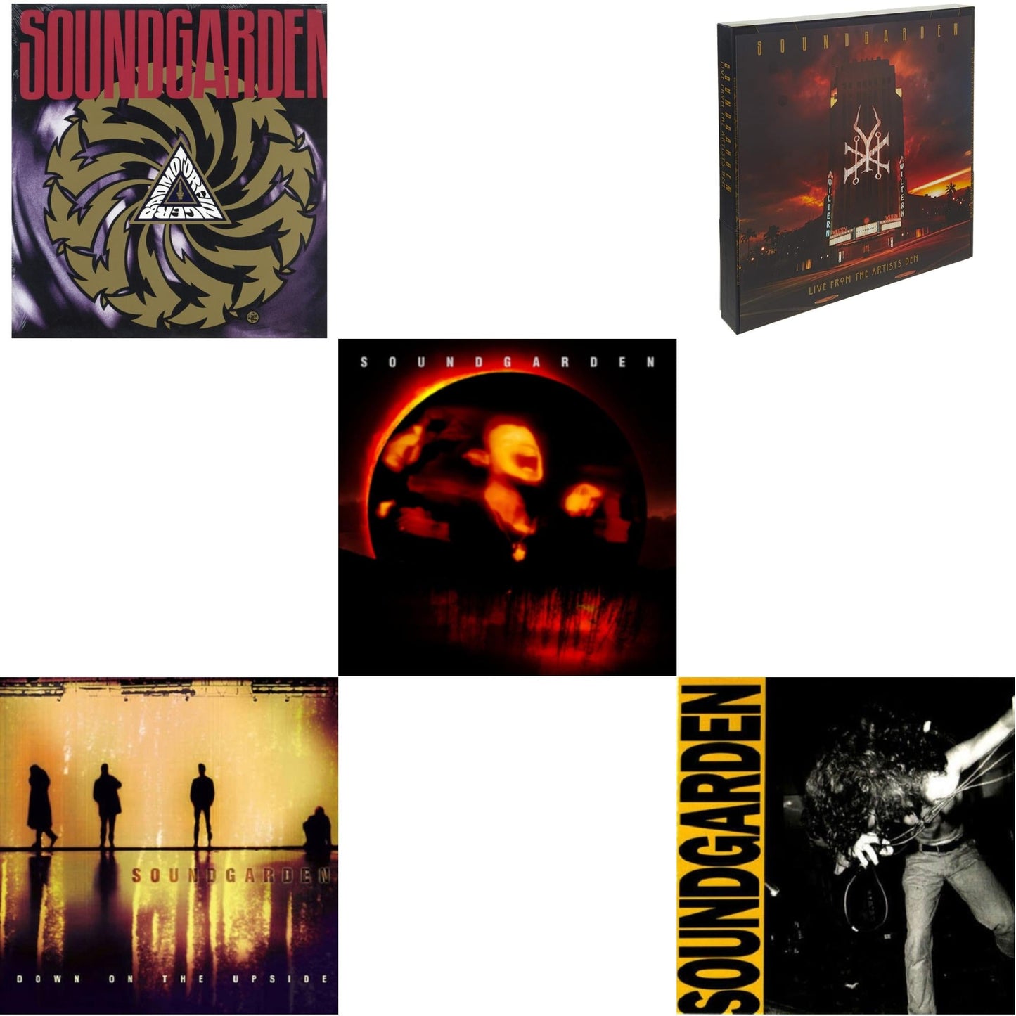 Superunknown & Louder Than Love & Down On The Upside (2LP) & Badmotorfinger & Live At The Artists Den (4LP/2CD/Blu-Ray Super Deluxe Edition)