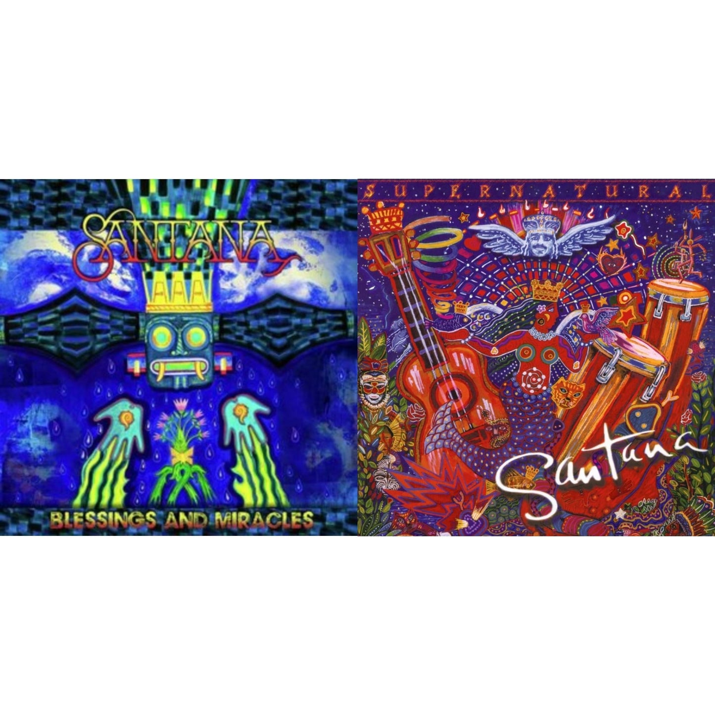 This is a 2 LP Vinyl SKU bundle.
1.This LP Vinyl is brand new.Format: LP VinylMusic Style: Blues RockThis item's title is: Supernatural (2LP/150G)Artist: SantanaLabel: LEGACY/ ARISTABarcode: 190758900018Release Date: 8/2/2019
2.This LP Vinyl is brand new.