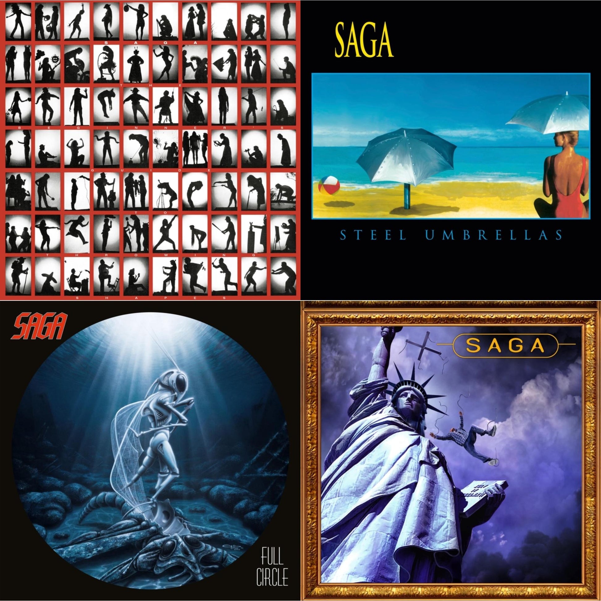 This is a 4 LP Vinyl SKU bundle.
1.This LP Vinyl is brand new.Format: LP VinylMusic Style: Prog RockThis item's title is: Beginner's Guide To Throwing Shapes (180G/Remastered)Artist: SagaLabel: EARMUSICBarcode: 4029759155379Release Date: 9/3/2021
2.This LP Vinyl is brand new.