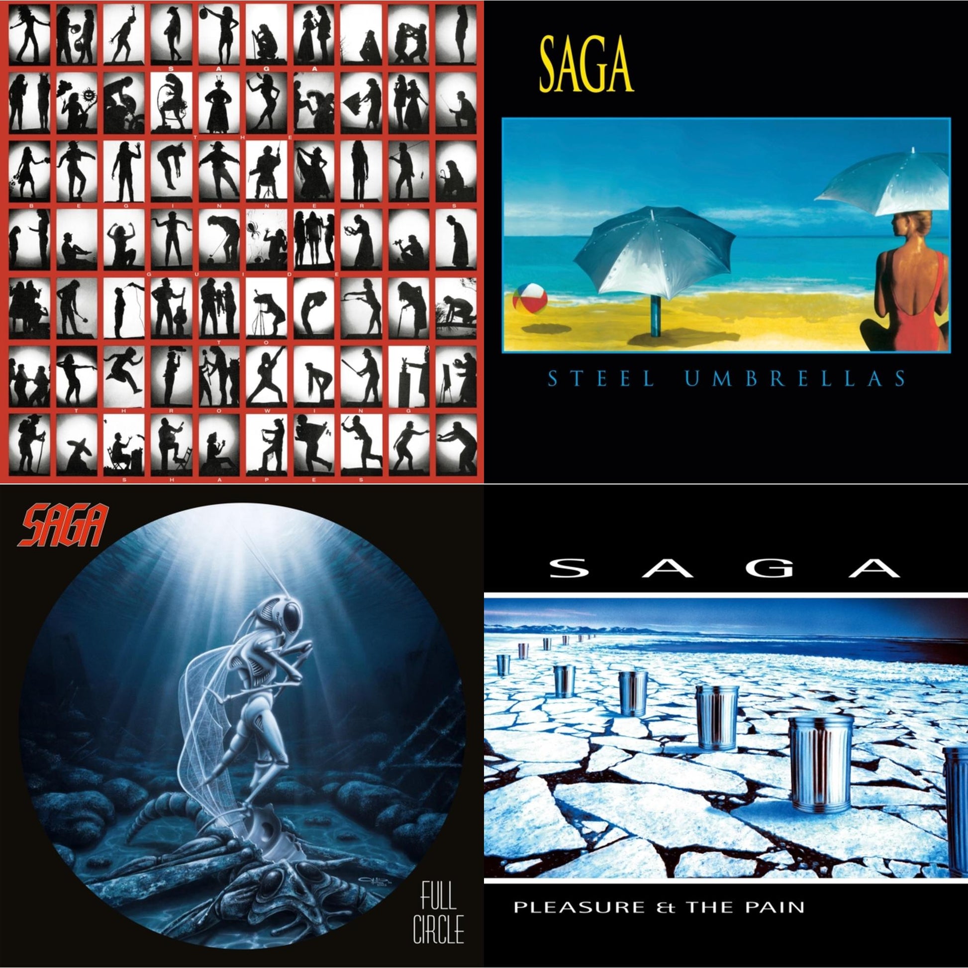 This is a 4 LP Vinyl SKU bundle.
1.This LP Vinyl is brand new.Format: LP VinylMusic Style: Prog RockThis item's title is: Beginner's Guide To Throwing Shapes (180G/Remastered)Artist: SagaLabel: EARMUSICBarcode: 4029759155379Release Date: 9/3/2021
2.This LP Vinyl is brand new.