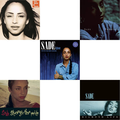 This is a 5 LP Vinyl SKU bundle.
1.This LP Vinyl is brand new.Format: LP VinylMusic Style: Smooth JazzThis item's title is: Best Of Sade (2LP/180G/Gatefold)Artist: SadeLabel: LEGACY/ EPICBarcode: 888751805910Release Date: 3/11/2016
2.This LP Vinyl is brand new.