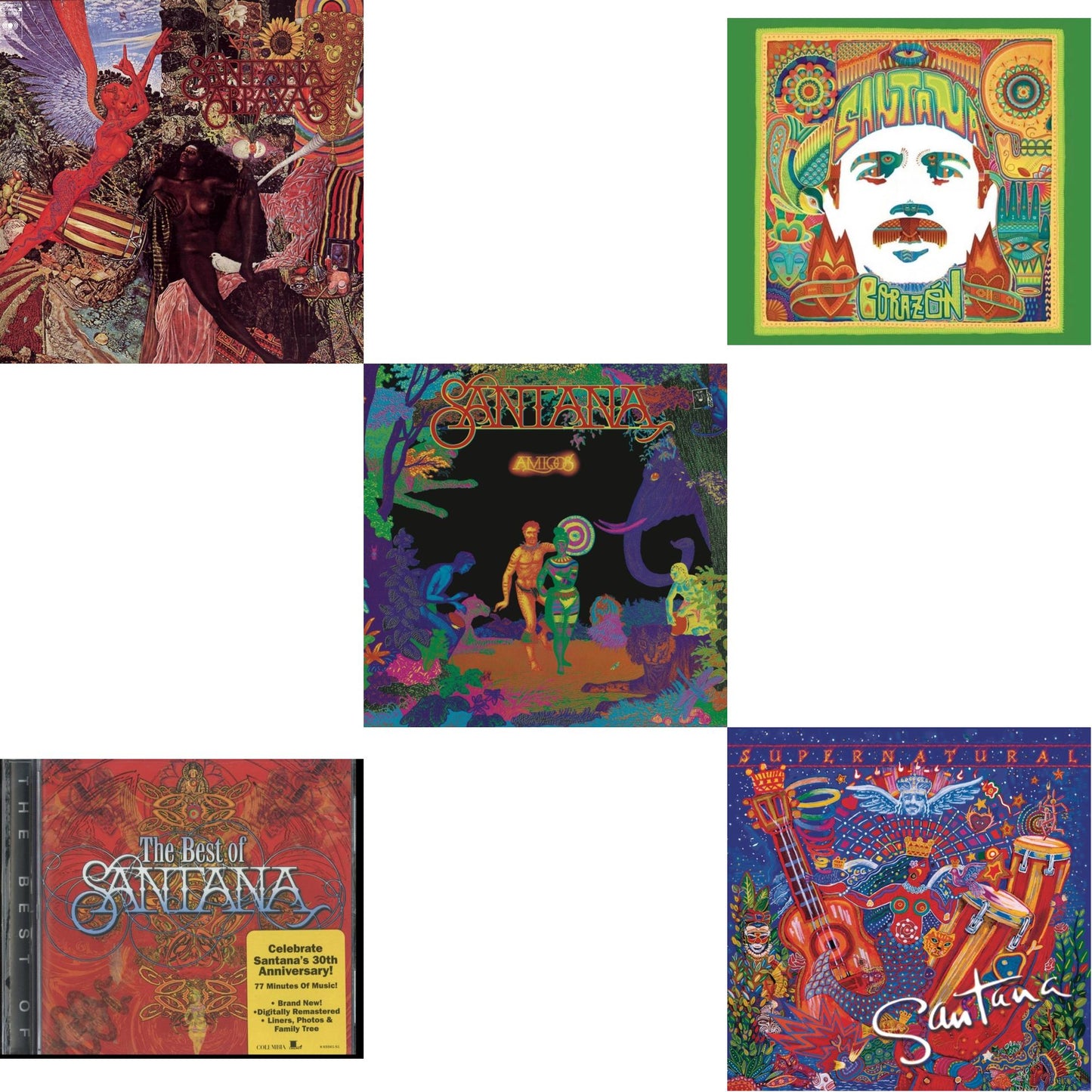 Abraxas & Best Of Santana & Amigos & Corazon & Supernatural