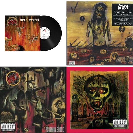 Hell Awaits (180G) & Christ Illusion & Reign In Blood & Seasons In Abyss