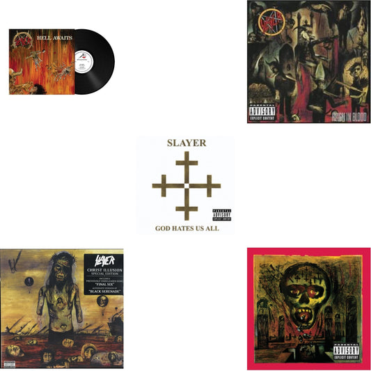 Hell Awaits (180G) & Christ Illusion & God Hates Us All & Reign In Blood & Seasons In Abyss