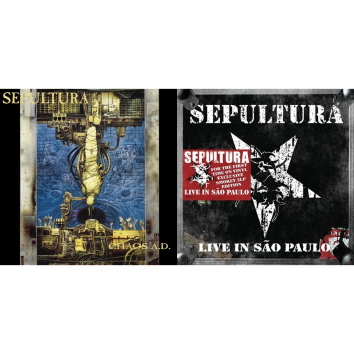 Chaos A.D. (Expanded Edition/2LP) & Live In Sao Paulo (2LP)