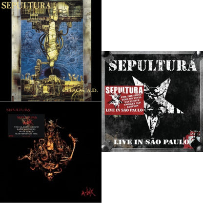 Chaos A.D. (Expanded Edition/2LP) & A-Lex (2LP) & Live In Sao Paulo (2LP)