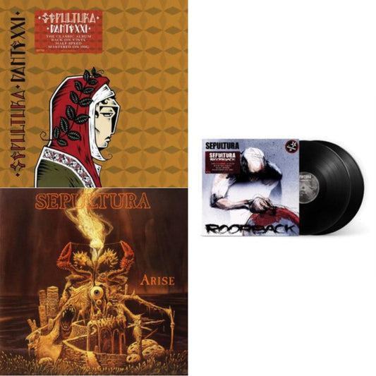 This is a 3 LP Vinyl SKU bundle.
1.This LP Vinyl is brand new.Format: LP VinylMusic Style: ThrashThis item's title is: Dante XxiArtist: SepulturaLabel: BMG RIGHTS MANAGEMENT (UK) LTDBarcode: 4050538670882Release Date: 11/18/2022
2.This LP Vinyl is brand new.