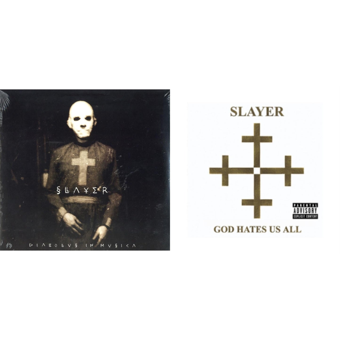 Slayer - Diabolus In Musica & God Hates Us All - LP Vinyl Bundle