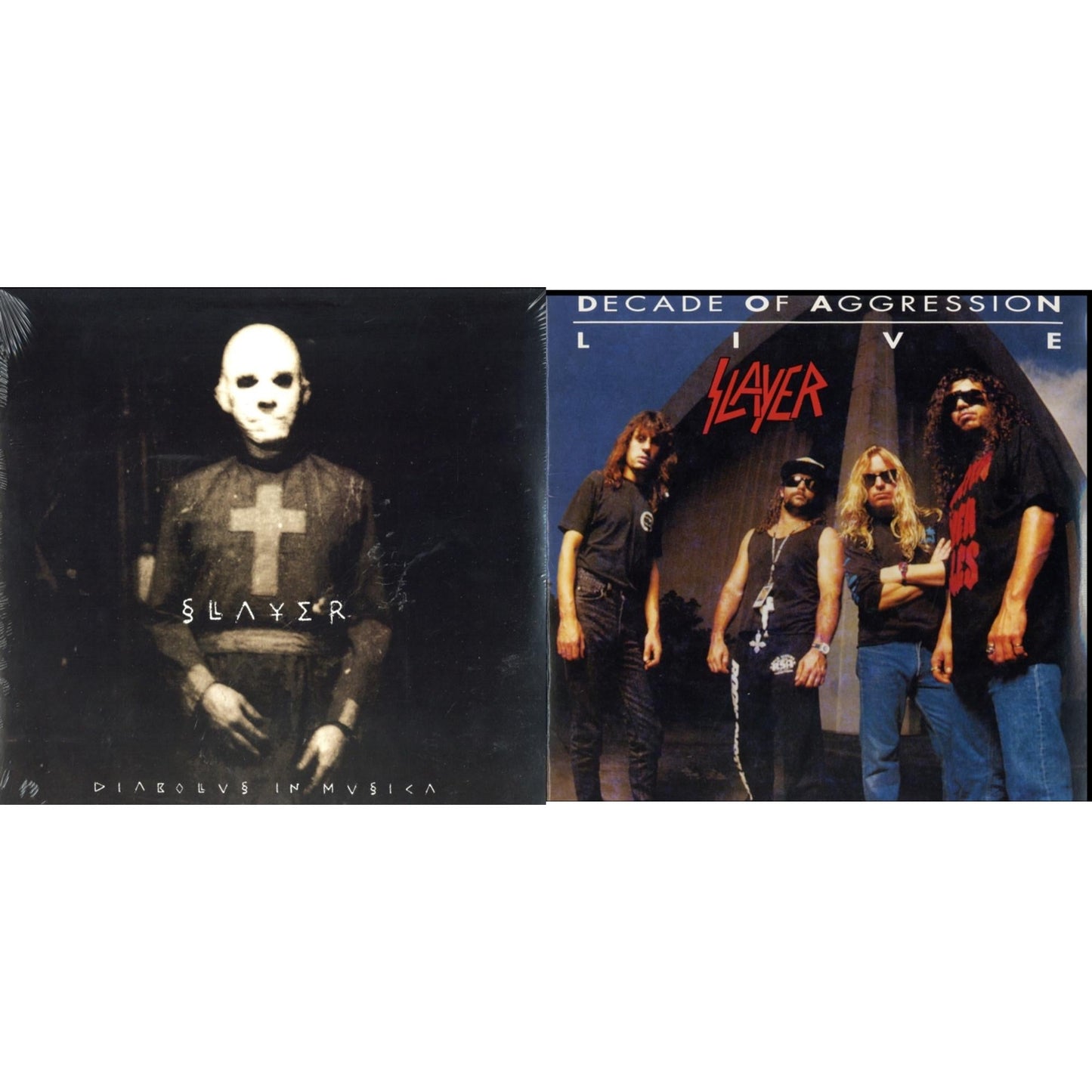 This is a 2 LP Vinyl SKU bundle.
1.This LP Vinyl is brand new.Format: LP VinylMusic Style: ThrashThis item's title is: Diabolus In MusicaArtist: SlayerLabel: AMERICANBarcode: 602537466856Release Date: 12/17/2013
2.This LP Vinyl is brand new.