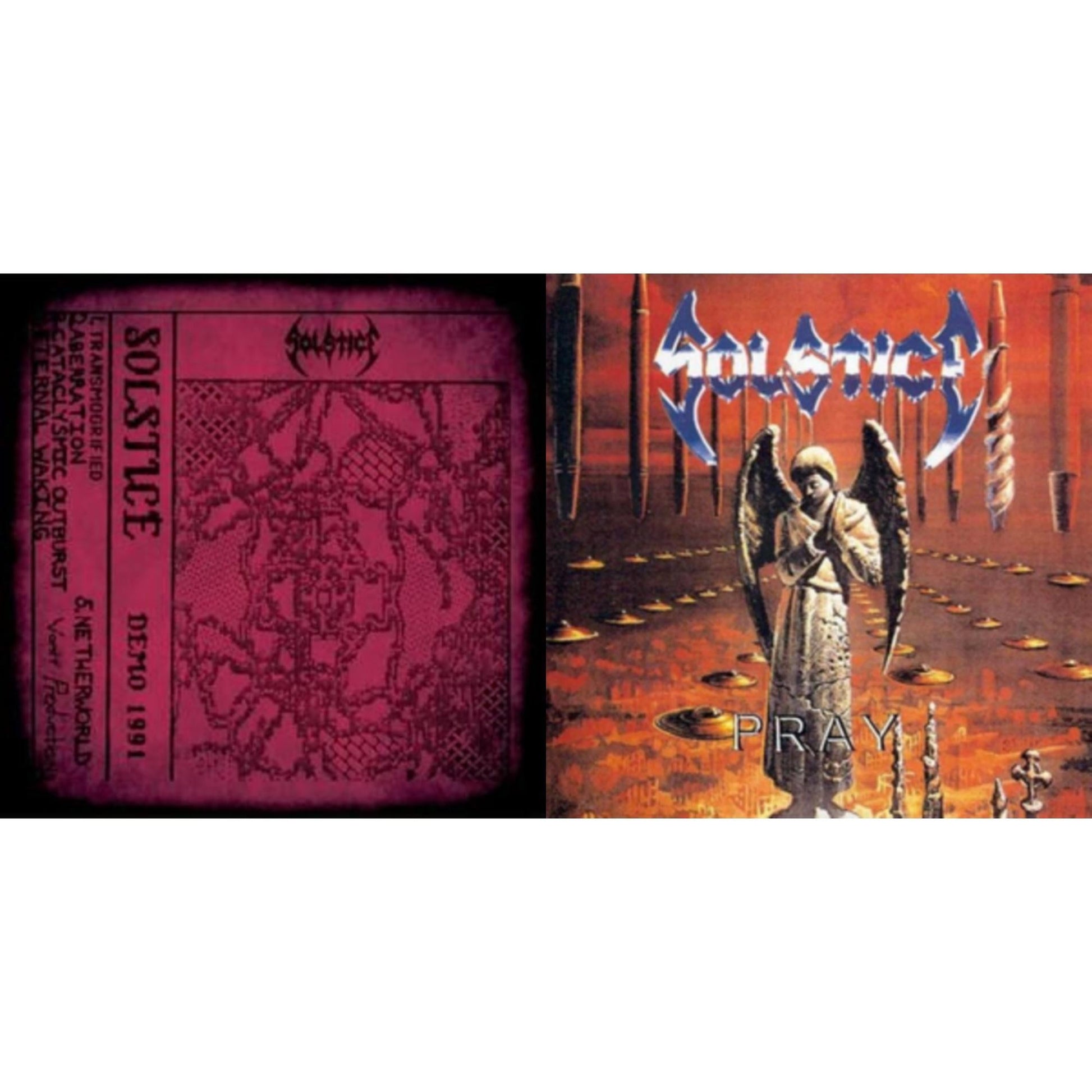 This is a 2 LP Vinyl SKU bundle.
1.This LP Vinyl is brand new.Format: LP VinylThis item's title is: Demo 1991 (Reissue/Red LP Vinyl)Artist: SolsticeLabel: EMANZIPATIONBarcode: 5700907268637Release Date: 5/21/2021
2.This LP Vinyl is brand new.