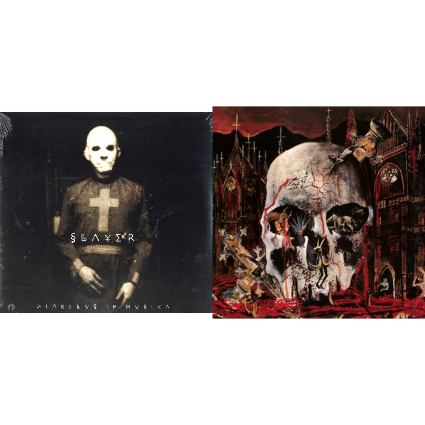 This is a 2 LP Vinyl SKU bundle.
1.This LP Vinyl is brand new.Format: LP VinylMusic Style: ThrashThis item's title is: Diabolus In MusicaArtist: SlayerLabel: AMERICANBarcode: 602537466856Release Date: 12/17/2013
2.This LP Vinyl is brand new.