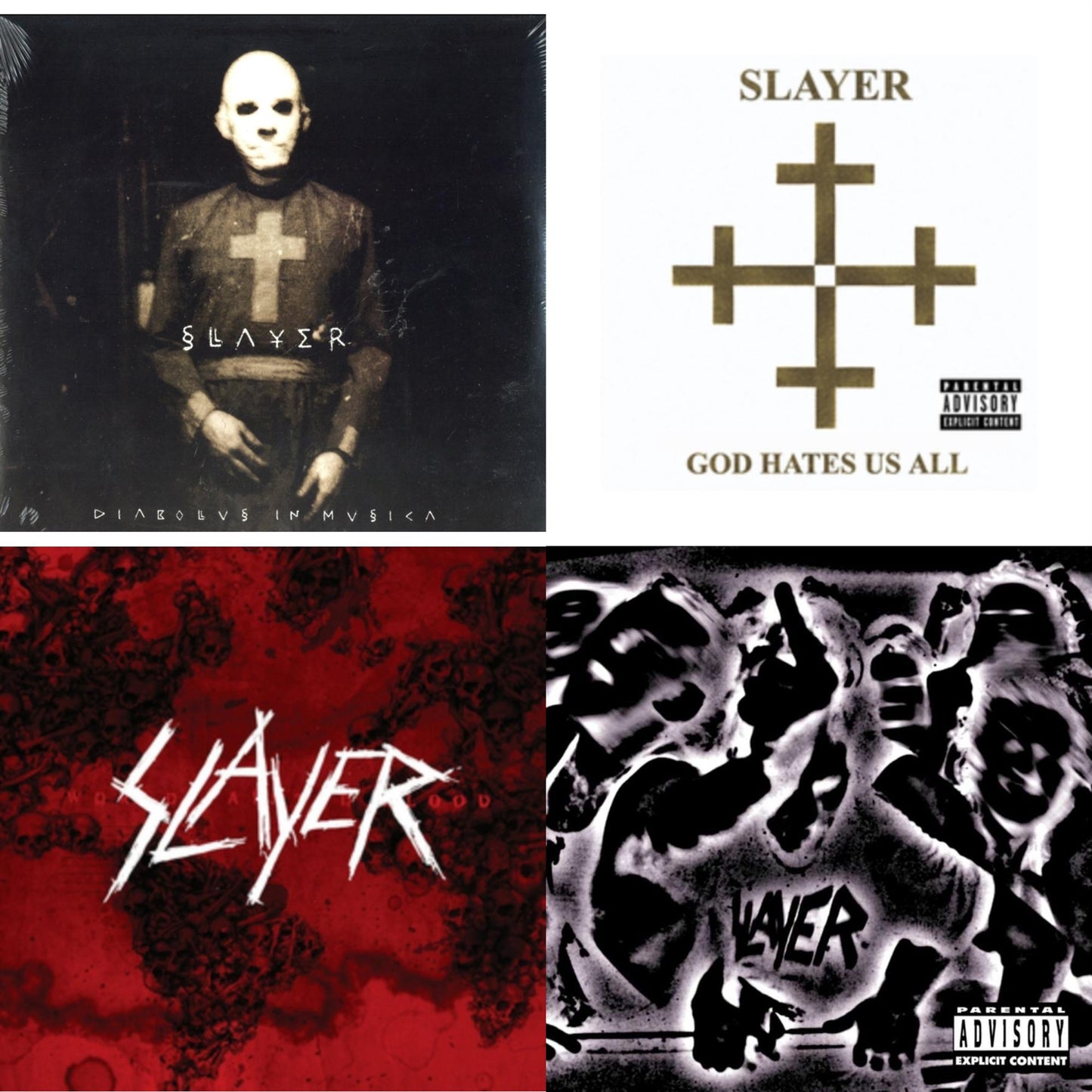 Diabolus In Musica & God Hates Us All & World Painted Blood & Undisputed Attitude