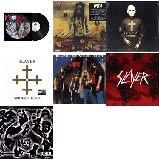 Live Undead (180G) & Christ Illusion & Diabolus In Musica & God Hates Us All & Live: Decade Of Aggression & World Painted Blood & Undisputed Attitude