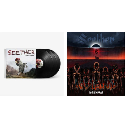 This is a 2 LP Vinyl SKU bundle.
1.This LP Vinyl is brand new.Format: LP VinylMusic Style: Nu MetalThis item's title is: Disclaimer (20Th Anniversary Edition) (3LP)Artist: SeetherLabel: CRAFT RECORDINGSBarcode: 888072452473Release Date: 1/20/2023
2.This LP Vinyl is brand new.