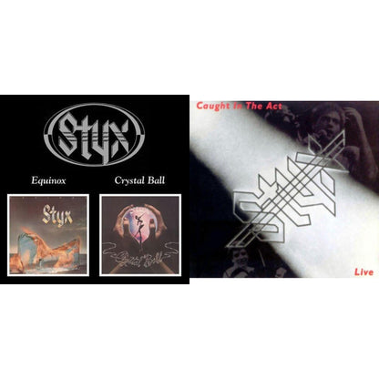 Equinox / Crystal Ball (Remastered) & Caught In The Act Live (Remastered)