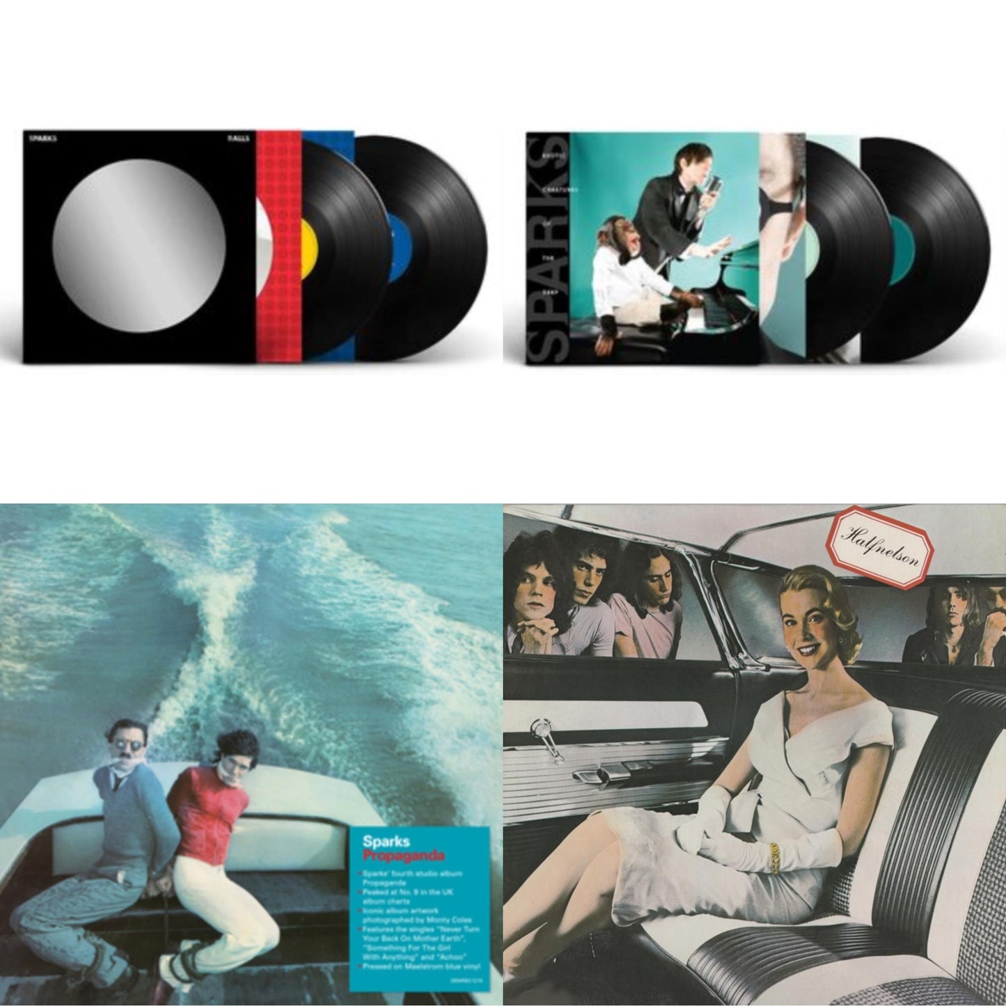 Balls (2LP) & Exotic Creatures Of The Deep (2LP) & Propaganda (50Th Anniversary/140G/Coloured LP Vinyl) & Halfnelson (Purple LP Vinyl/Limited)