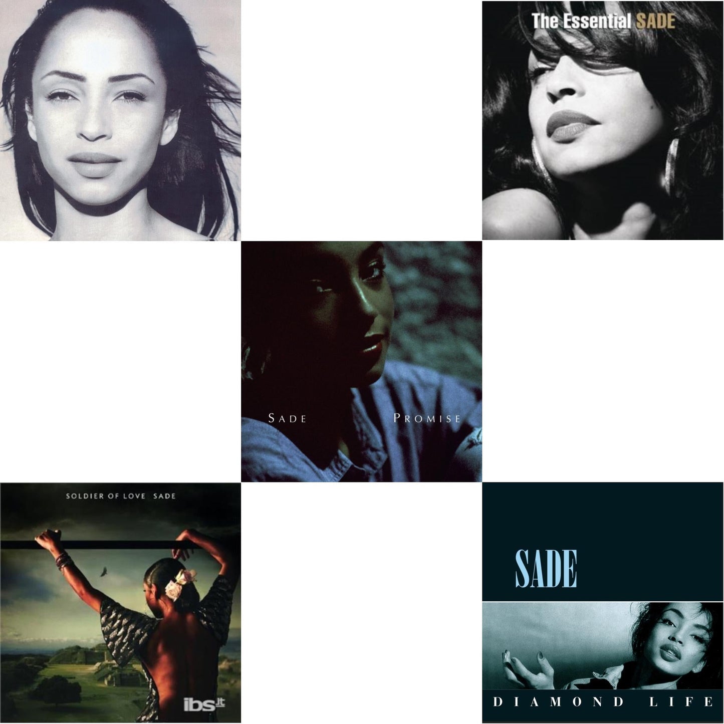 Best Of Sade & Soldier Of Love & Promise & Essential Sade & Diamond Life