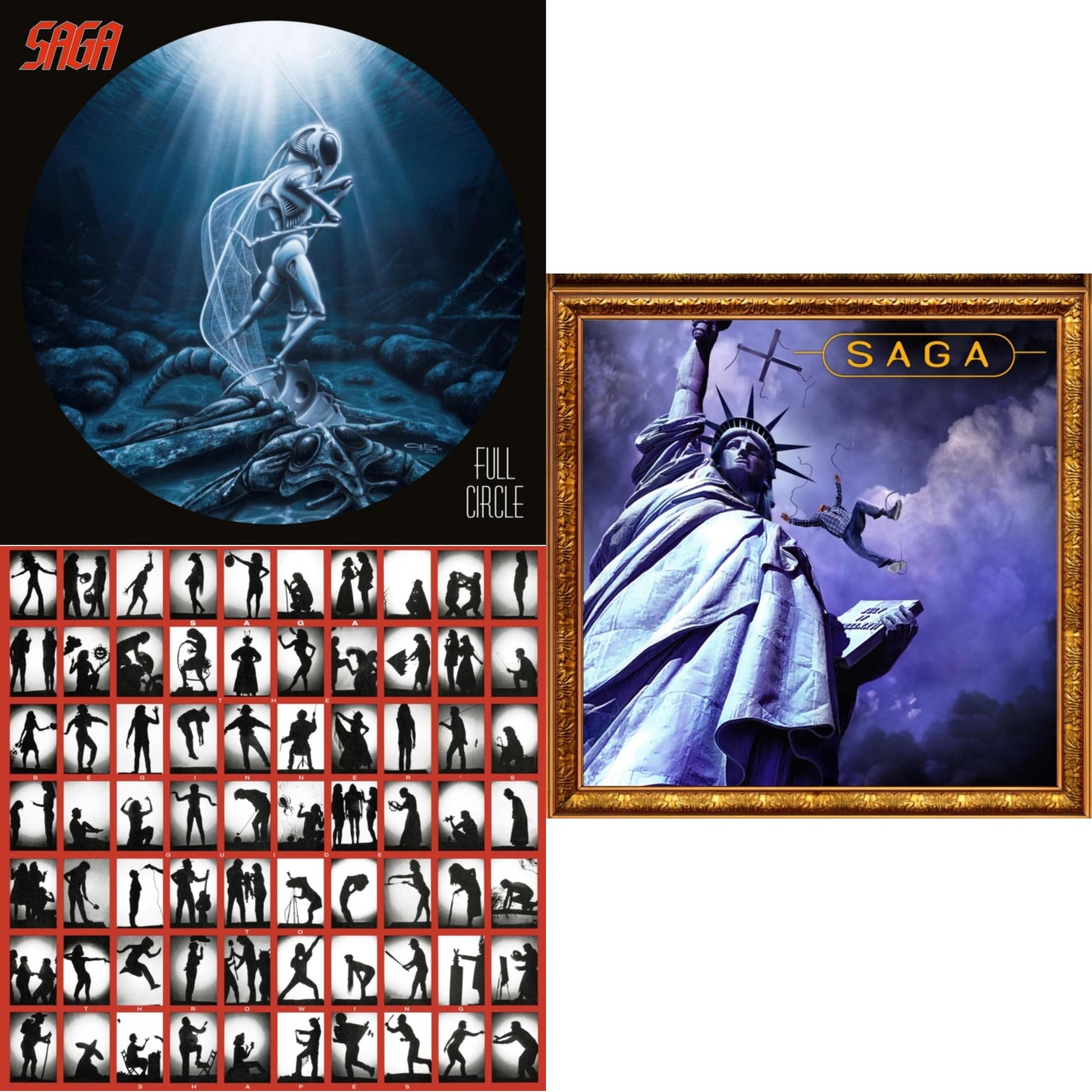 This is a 3 LP Vinyl SKU bundle.
1.This LP Vinyl is brand new.Format: LP VinylMusic Style: Prog RockThis item's title is: Full Circle (2021 Reissue)Artist: SagaLabel: EARMUSICBarcode: 4029759159629Release Date: 12/10/2021
2.This LP Vinyl is brand new.