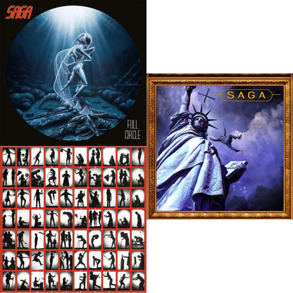 This is a 3 LP Vinyl SKU bundle.
1.This LP Vinyl is brand new.Format: LP VinylMusic Style: Prog RockThis item's title is: Full Circle (2021 Reissue)Artist: SagaLabel: EARMUSICBarcode: 4029759159629Release Date: 12/10/2021
2.This LP Vinyl is brand new.