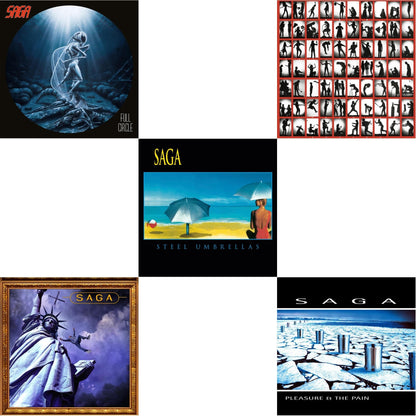 This is a 5 LP Vinyl SKU bundle.
1.This LP Vinyl is brand new.Format: LP VinylMusic Style: Prog RockThis item's title is: Full Circle (2021 Reissue)Artist: SagaLabel: EARMUSICBarcode: 4029759159629Release Date: 12/10/2021
2.This LP Vinyl is brand new.