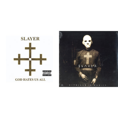 This is a 2 LP Vinyl SKU bundle.
1.This LP Vinyl is brand new.Format: LP VinylMusic Style: ThrashThis item's title is: Diabolus In MusicaArtist: SlayerLabel: AMERICANBarcode: 602537466856Release Date: 12/17/2013
2.This LP Vinyl is brand new.
