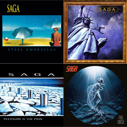 This is a 4 LP Vinyl SKU bundle.
1.This LP Vinyl is brand new.Format: LP VinylMusic Style: AORThis item's title is: Steel UmbrellasArtist: SagaLabel: EARMUSICBarcode: 4029759155393Release Date: 10/29/2021
2.This LP Vinyl is brand new.