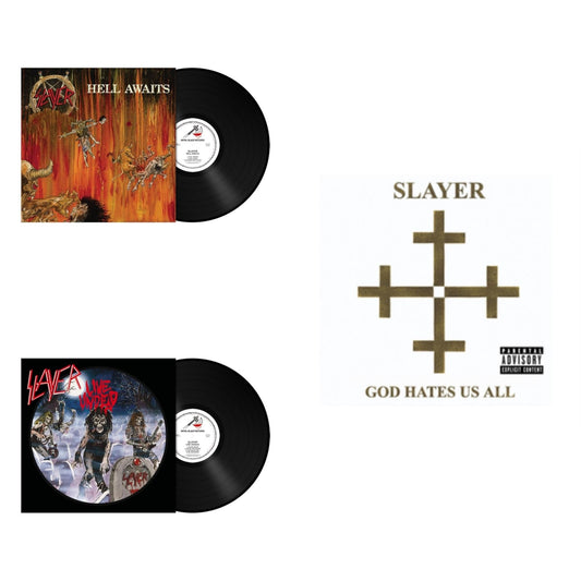 Hell Awaits (180G) & Live Undead (180G) & God Hates Us All