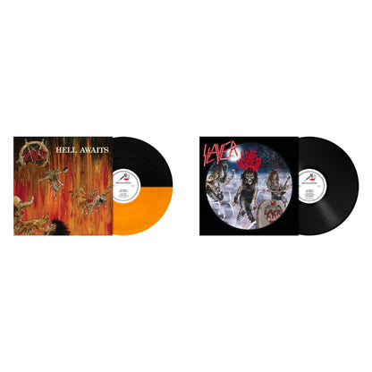 Hell Awaits (Transparent Orange & Black Split LP Vinyl) & Live Undead (180G)