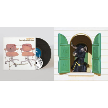 This is a 2 LP Vinyl SKU bundle.
1.This LP Vinyl is brand new.Format: LP VinylMusic Style: Indie RockThis item's title is: Here's To Shutting Up (LP/CD/Dl Card)Artist: SuperchunkLabel: MERGE RECORDSBarcode: 673855020112Release Date: 10/22/2021
2.This LP Vinyl is brand new.