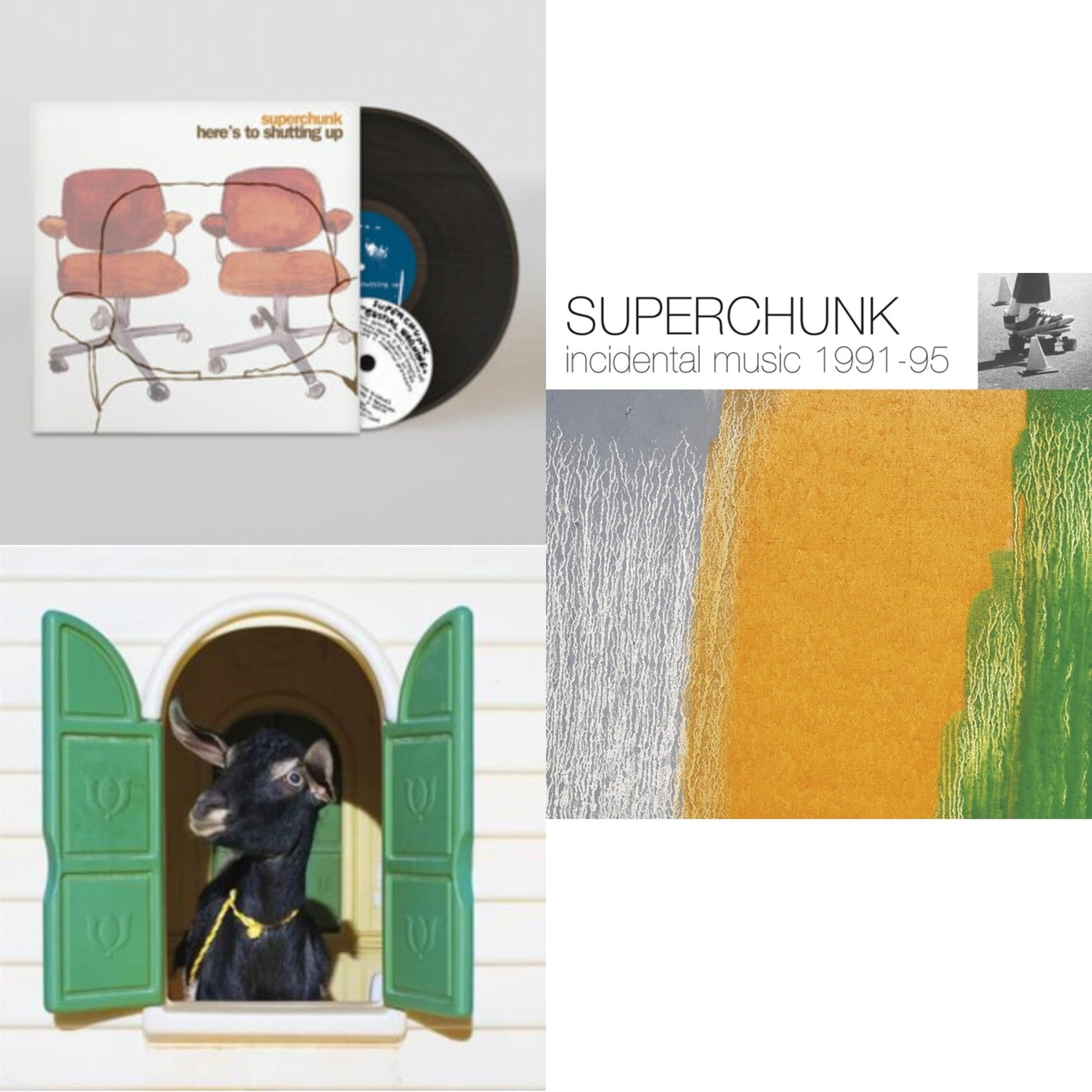This is a 3 LP Vinyl SKU bundle.
1.This LP Vinyl is brand new.Format: LP VinylThis item's title is: Incidental Music: 1991 - 1995 (Reissue/2LP/1-Green/2-Orange Vinyl)Artist: SuperchunkLabel: MERGE RECORDSBarcode: 673855008516Release Date: 4/23/2022
2.This LP Vinyl is brand new.