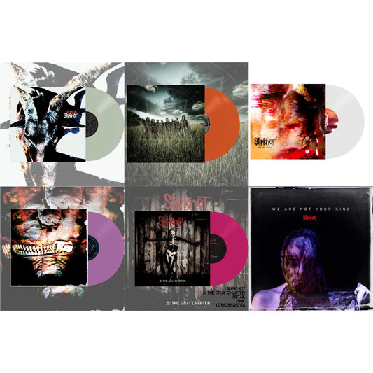 We Are Not Your Kind (Dl Card) & End, So Far (Clear Vinyl/2LP) & Iowa (X) (2LP/Color Vinyl) & Volume 3: The Subliminal Verses (X) (Violet Vinyl/2LP) & All Hope Is Gone (Orange Vinyl/2LP) & .5: The Gray Chapter (X) (Pink Vinyl/2LP)