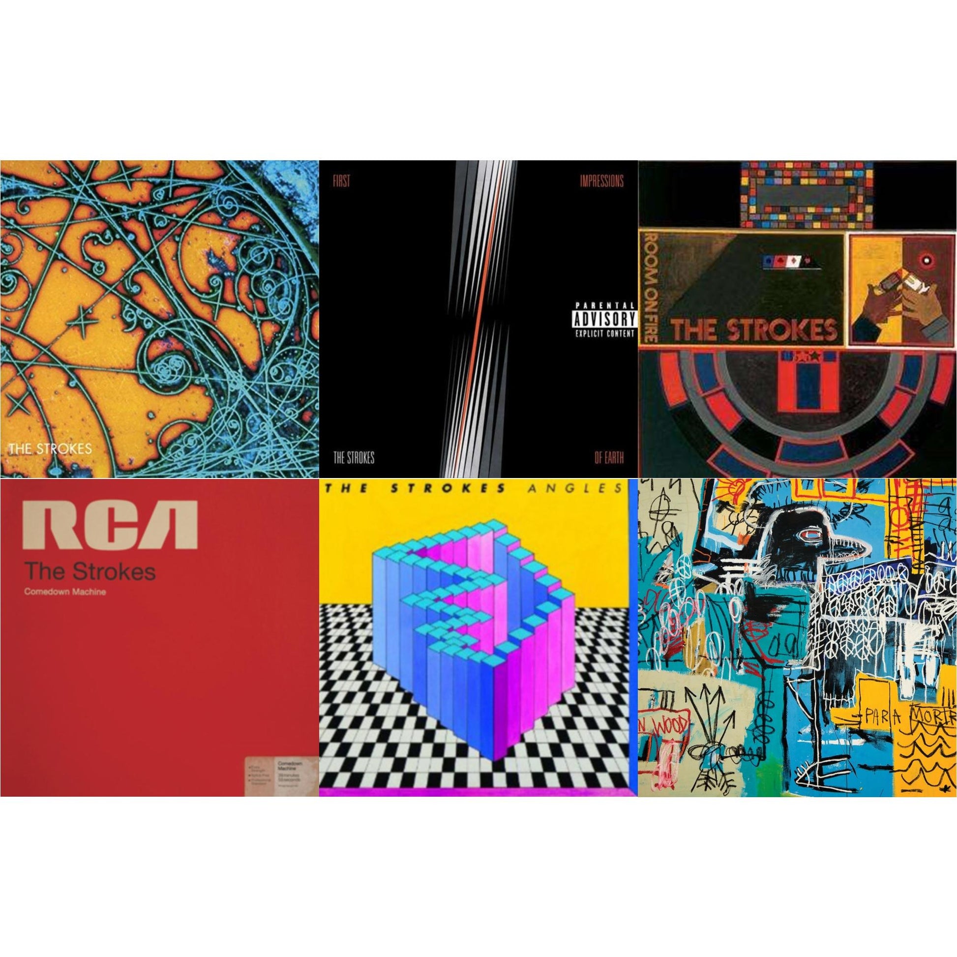 This is a 6 LP Vinyl SKU bundle.
1.This LP Vinyl is brand new.Format: LP VinylMusic Style: Indie RockThis item's title is: Is This ItArtist: StrokesLabel: LEGACYBarcode: 078636804514Release Date: 9/11/2001
2.This LP Vinyl is brand new.