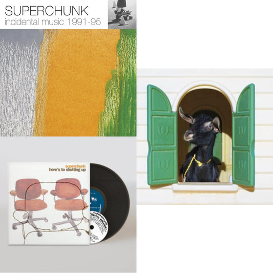 This is a 3 LP Vinyl SKU bundle.
1.This LP Vinyl is brand new.Format: LP VinylThis item's title is: Incidental Music: 1991 - 1995 (Reissue/2LP/1-Green/2-Orange Vinyl)Artist: SuperchunkLabel: MERGE RECORDSBarcode: 673855008516Release Date: 4/23/2022
2.This LP Vinyl is brand new.
