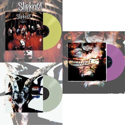 Slipknot (Lemon LP Vinyl) & Iowa (X) (2LP/Color Vinyl) & Volume 3: The Subliminal Verses (X) (Violet Vinyl/2LP)