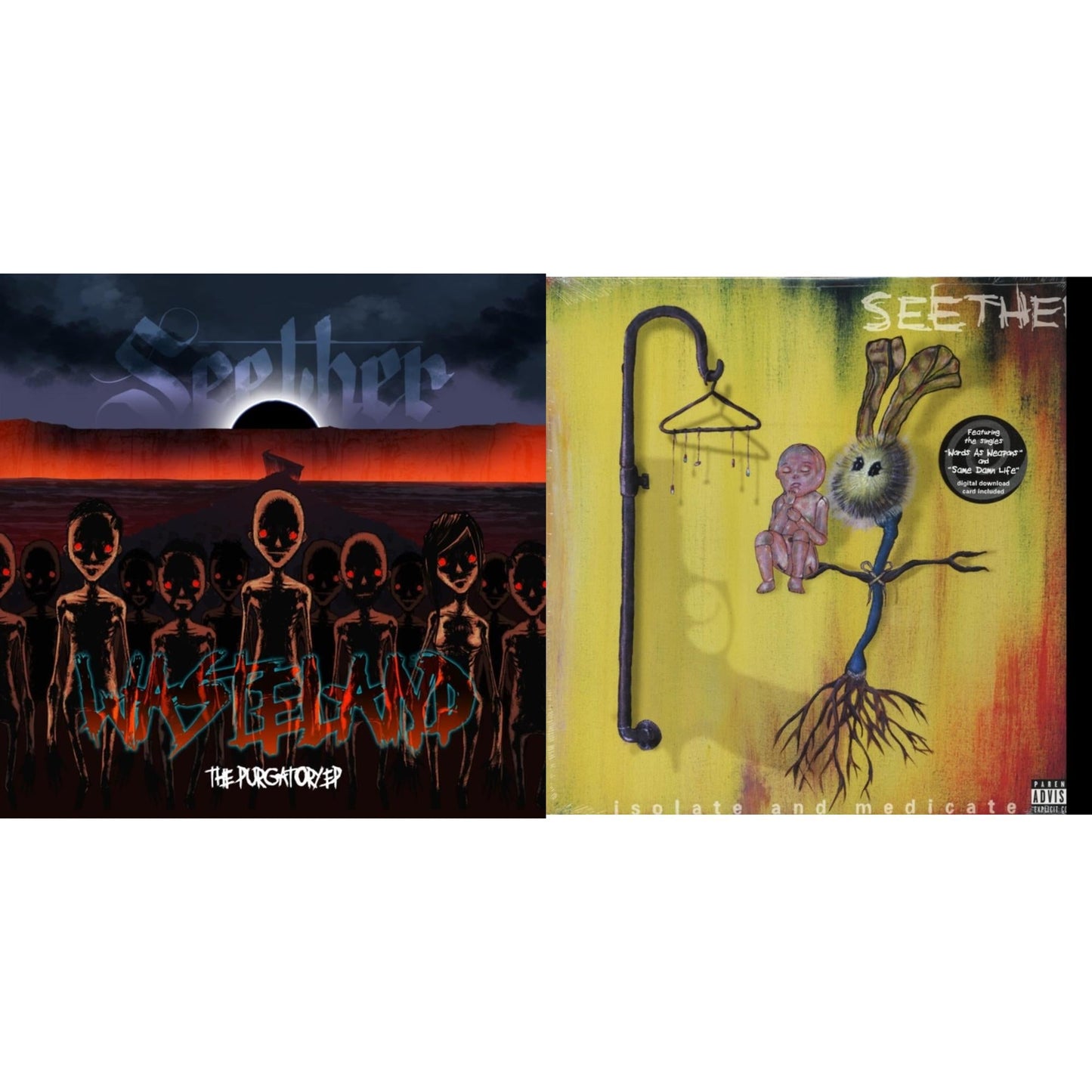 Wasteland: The Purgatory Ep (Clear/Smoky White Swirl LP Vinyl/45 RPM) & Isolate & Medicate