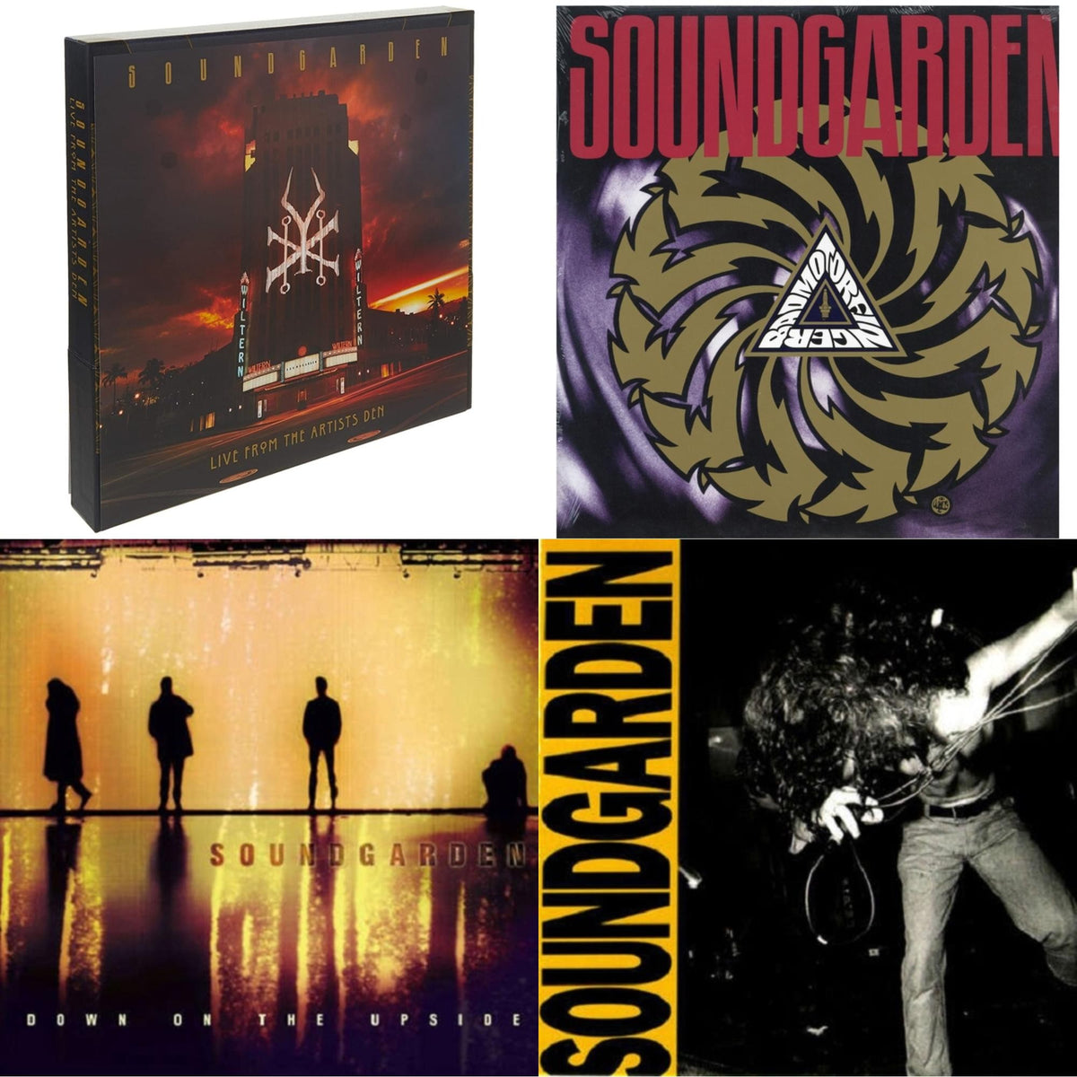 Louder Than Love & Down On The Upside (2LP) & Badmotorfinger & Live At The Artists Den (4LP/2CD/Blu-Ray Super Deluxe Edition)