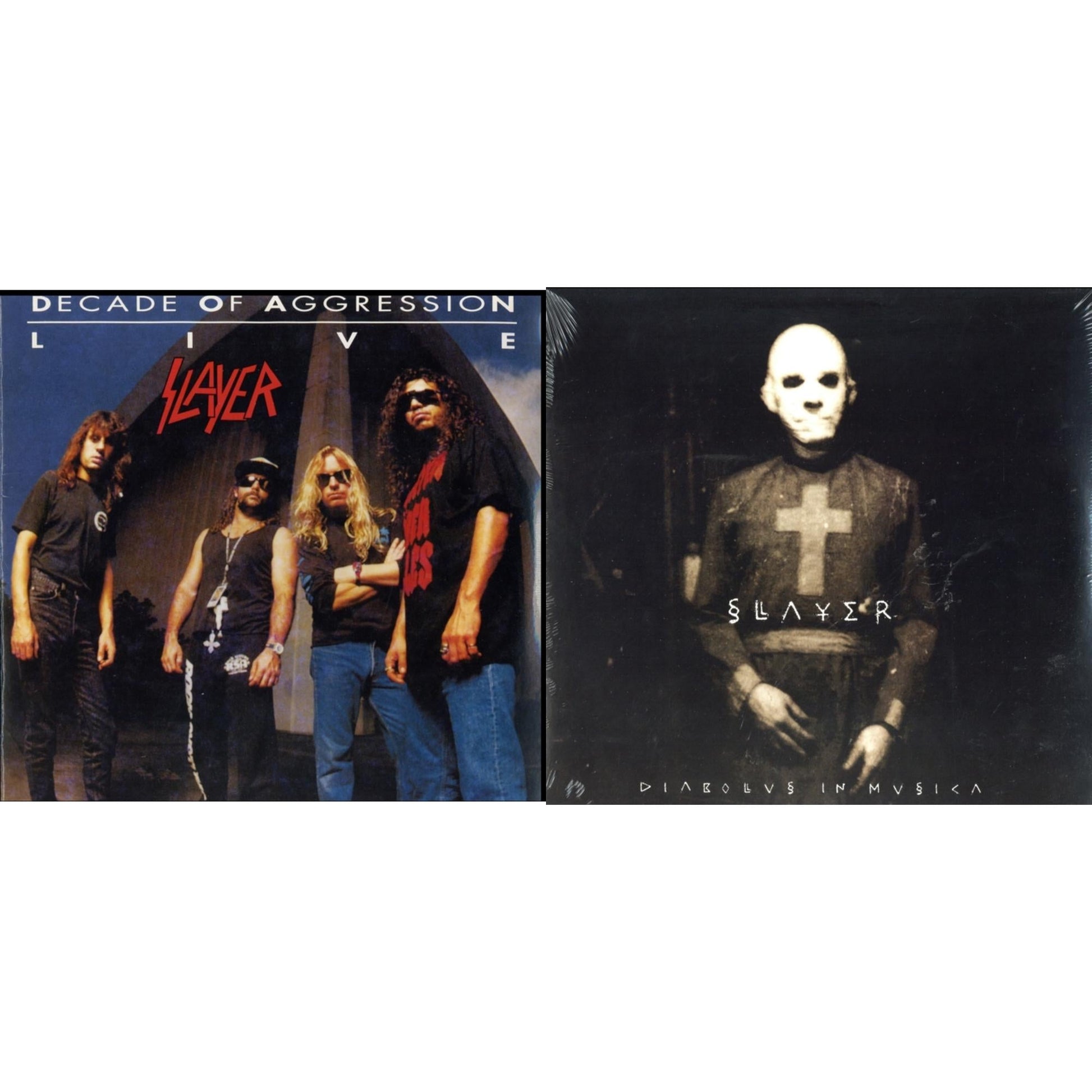 This is a 2 LP Vinyl SKU bundle.
1.This LP Vinyl is brand new.Format: LP VinylMusic Style: ThrashThis item's title is: Diabolus In MusicaArtist: SlayerLabel: AMERICANBarcode: 602537466856Release Date: 12/17/2013
2.This LP Vinyl is brand new.