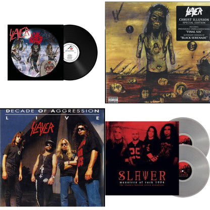 Live Undead (180G) & Christ Illusion & Live: Decade Of Aggression & Monsters Of Rock 1994 (2LP/140G/Clear Vinyl)