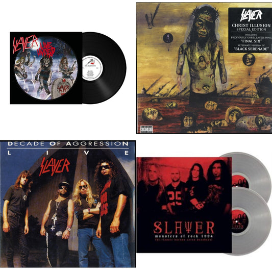 Live Undead (180G) & Christ Illusion & Live: Decade Of Aggression & Monsters Of Rock 1994 (2LP/140G/Clear Vinyl)