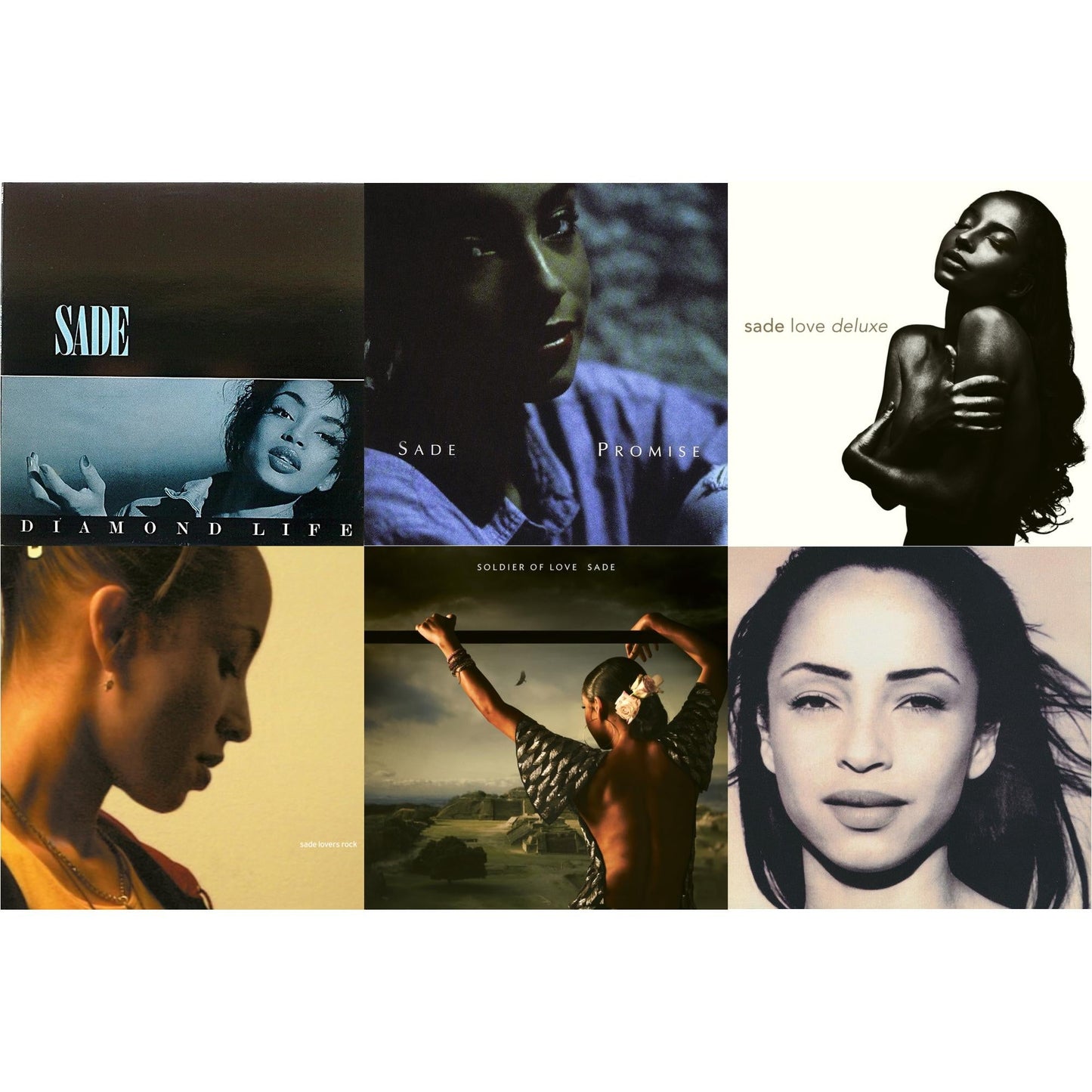 Diamond Life & Promise & Love Deluxe & Lovers Rock & Soldier Of Love & Best Of Sade (2LP/180G/Gatefold)