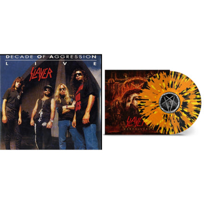 This is a 2 LP Vinyl SKU bundle.
1.This LP Vinyl is brand new.Format: LP VinylMusic Style: ThrashThis item's title is: Live: Decade Of AggressionArtist: SlayerBarcode: 602537467815Release Date: 12/24/2013
2.This LP Vinyl is brand new.