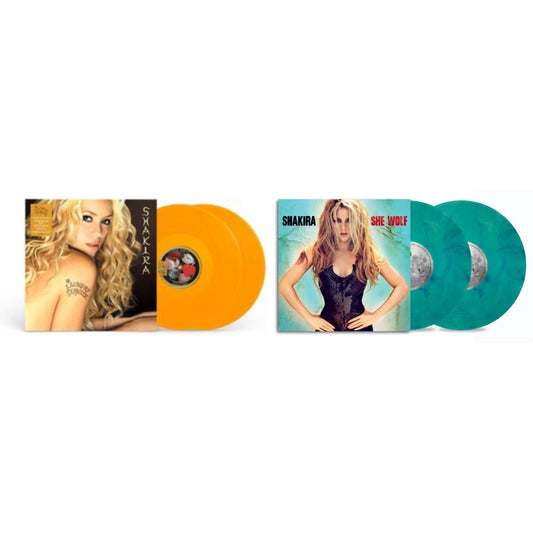 Laundry Service (2LP/Yellow Vinyl) & She Wolf (2LP/Sea Glass Adorned With Turquoise Swirls Vinyl)
