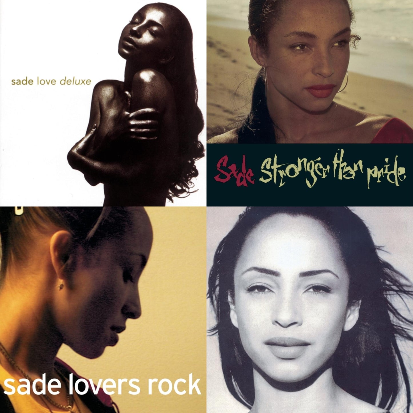 Sade - Best Of Sade & Love Deluxe & Lovers Rock & Stronger Than Pride - CD Bundle