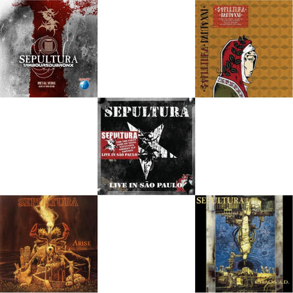 Chaos A.D. (Expanded Edition/2LP) & Metal Veins - Alive At Rock In Rio (Limited/2LP) & Dante Xxi & Live In Sao Paulo (2LP) & Arise (Expanded Edition)