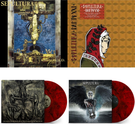 Chaos A.D. (Expanded Edition/2LP) & Dante Xxi & Mediator Between Head & Hands Must Be The Heart (Color LP Vinyl) & Kairos (40Th Anniversary Edition/Red Ruby LP Vinyl)