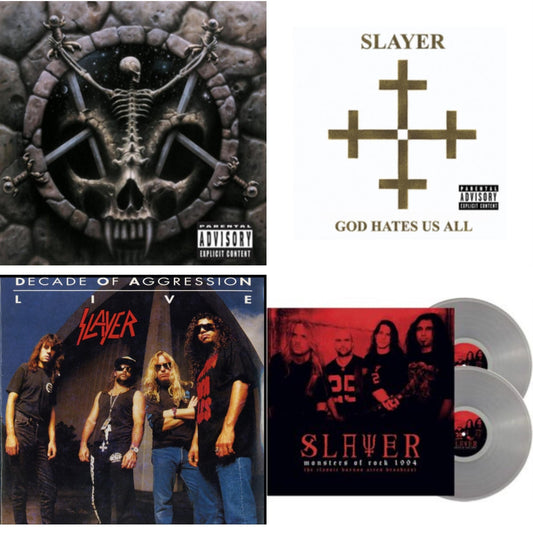 Divine Intervention & God Hates Us All & Live: Decade Of Aggression & Monsters Of Rock 1994 (2LP/140G/Clear Vinyl)