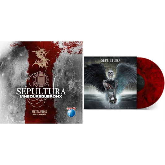 Metal Veins - Alive At Rock In Rio (Limited/2LP) & Kairos (40Th Anniversary Edition/Red Ruby LP Vinyl)